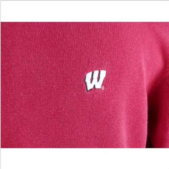 Wisconsin Badgers Men's L Embroidered Motion W Red - Picture 3 of 8